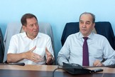 Президент РСС Владимир Яковлев, вице-президент РСС Анвар Шамузафаров.
